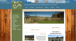 Desktop Screenshot of crookedriverranch.com